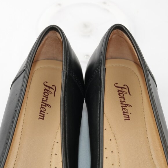 Florsheim Womens Emi Ballet Flat Size 36 6 Black Leather Slip On Work Shoe Comfy - Picture 9 of 10
